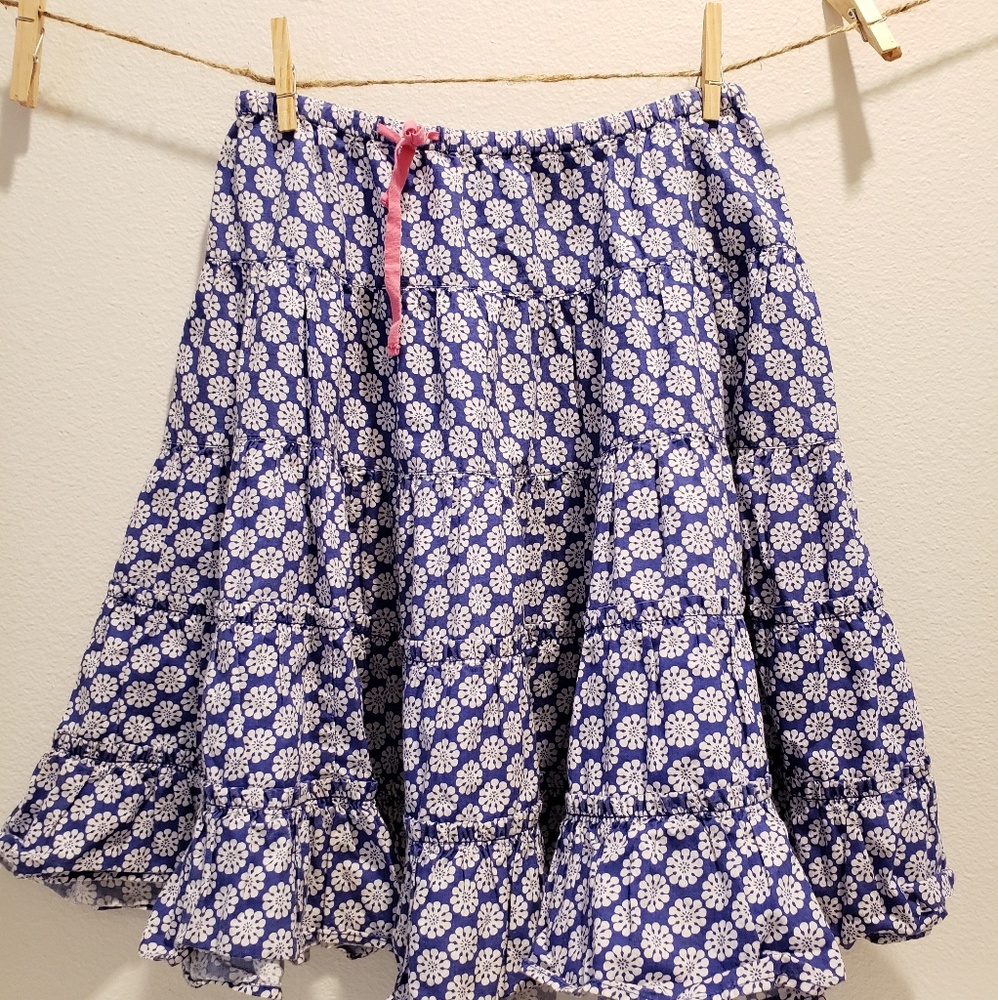 Mini boden blue skirt